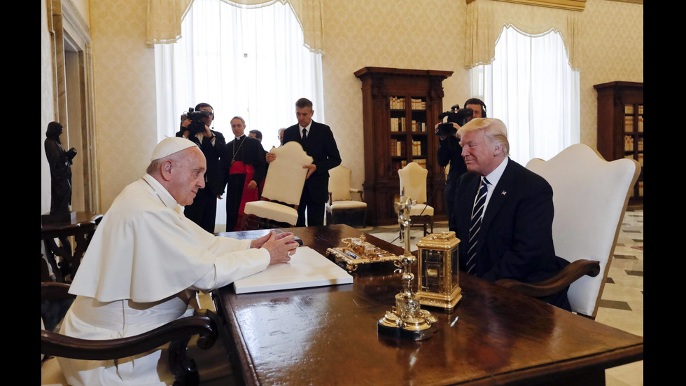 Тръмп на визита във Ватикана