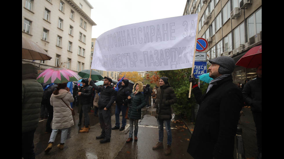 Културни дейци излязоха на национален протест