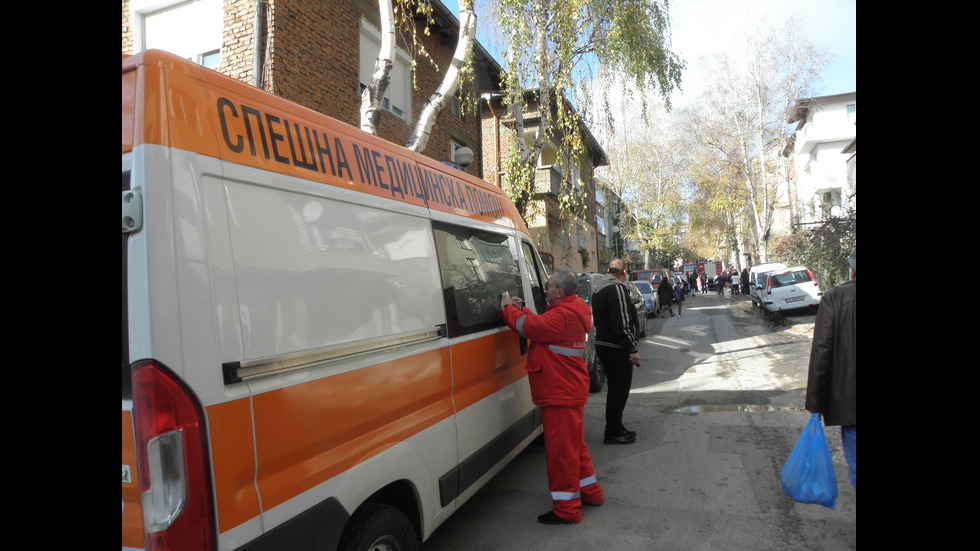 Пожар в жилищна кооперация в Благоевград