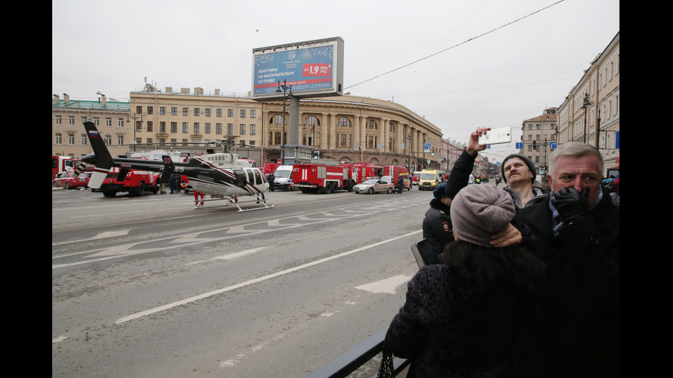 Експлозия в метрото на Санкт Петербург