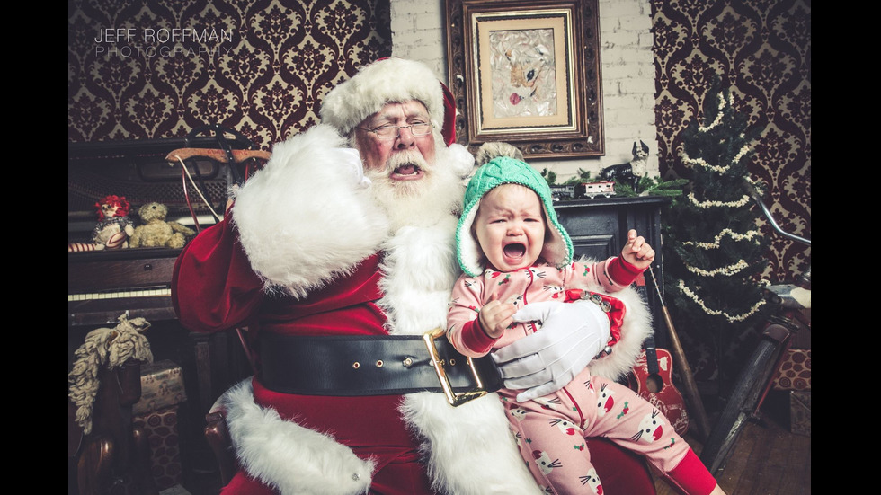 Срещата с Дядо Коледа не винаги е повод за щастие и радост