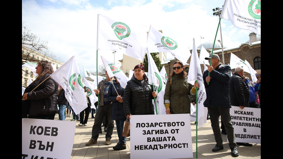 Лозари излязоха на протест