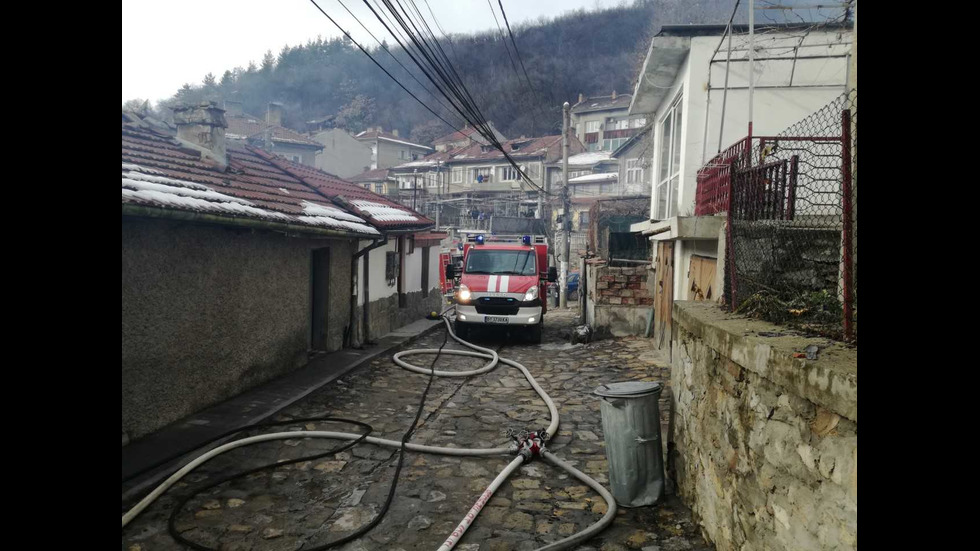 Пожар във "Вароша" във Велико Търново