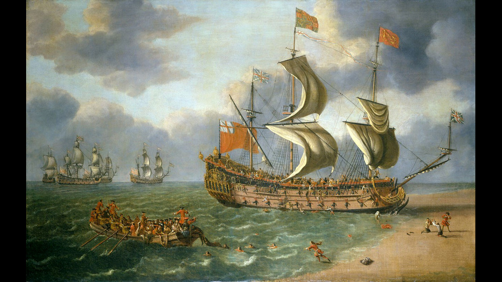 Откриха останки от кралски военен кораб от 17-и век край британските брегове