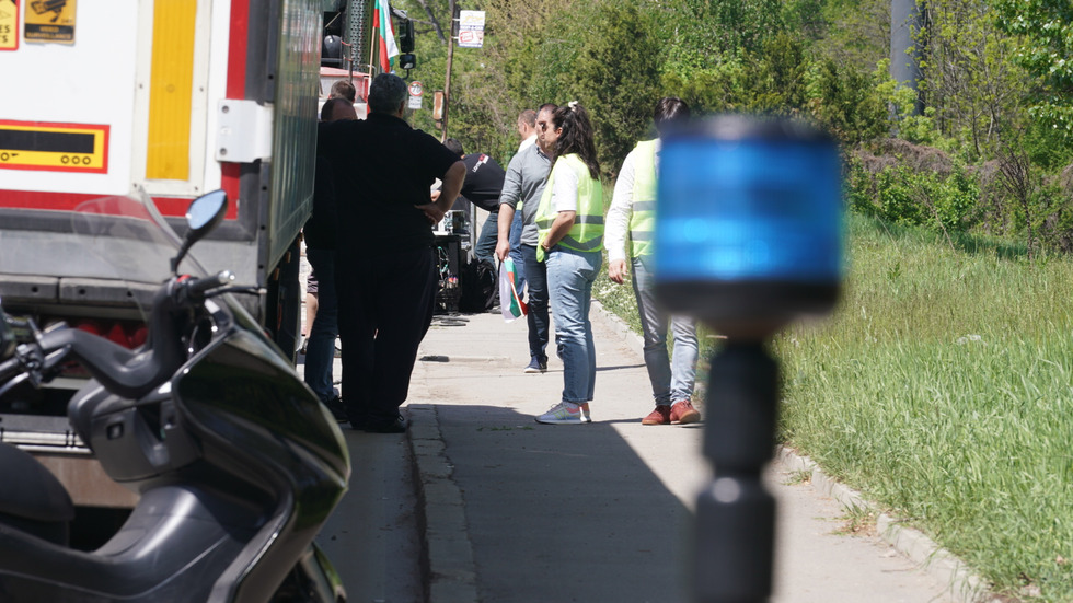 Протест на транспортния бранш в цялата страна