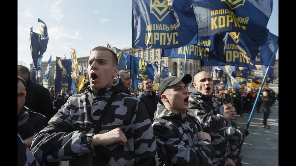 Сблъсъци между полиция и крайнодесни в Украйна, има ранени