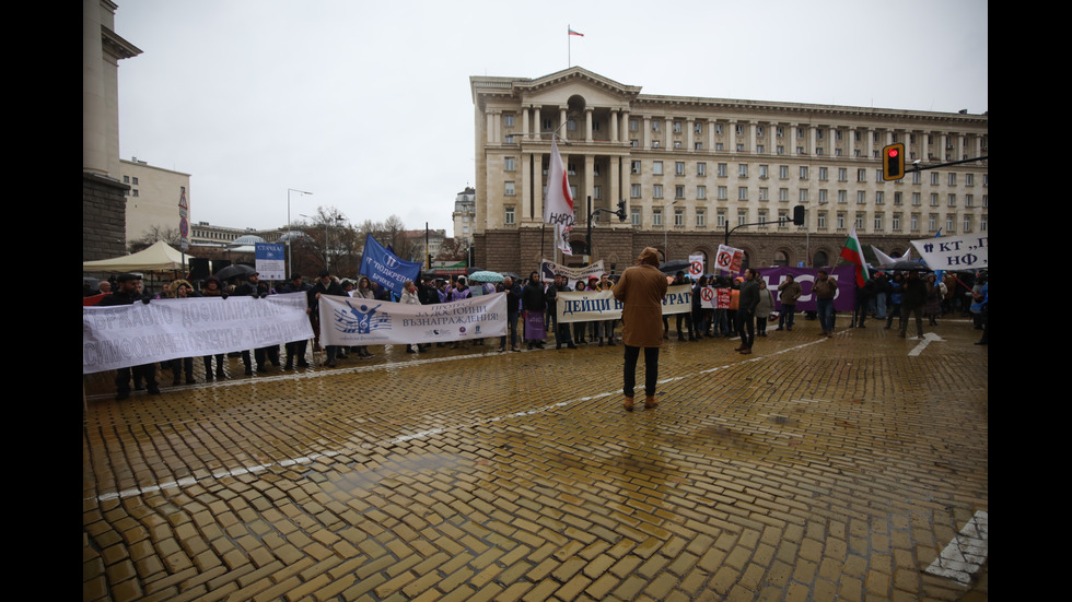 Културни дейци излязоха на национален протест