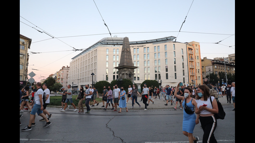 Три протеста в "Триъгълника на властта"