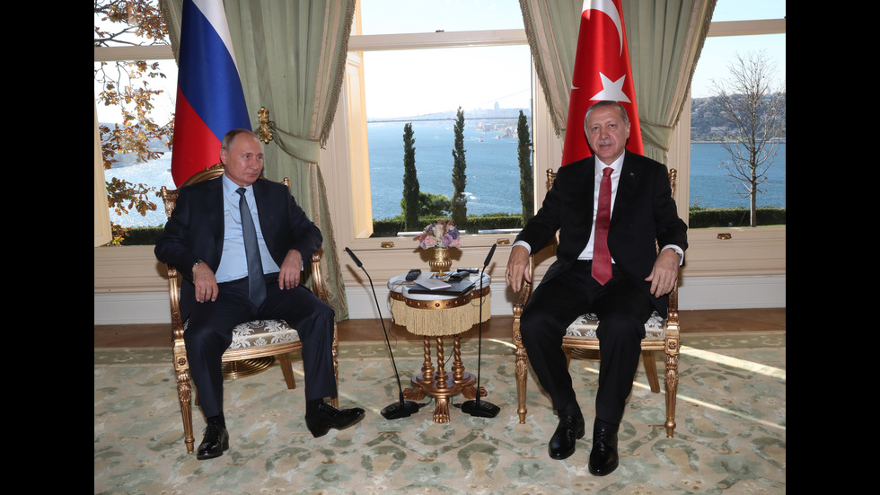 Меркел, Путин, Макрон и Ердоган на среща на върха в Истанбул