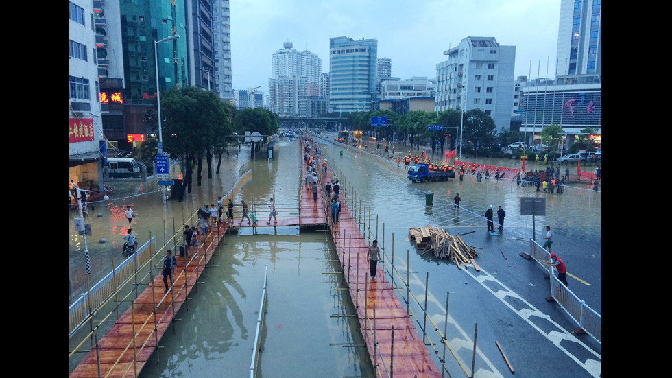 Тайфунът Маги нанесе сериозни щети в Китай