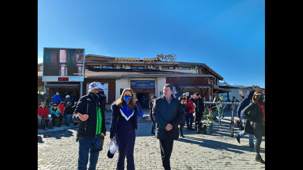 Николова в Банско: Наблюдава се засилен интерес към зимните курорти