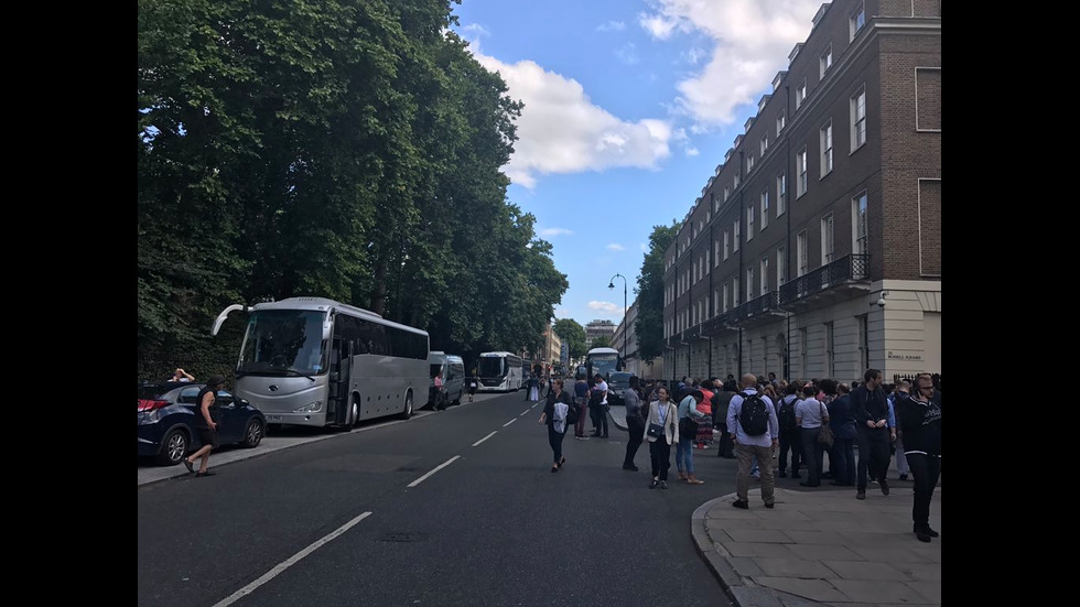 Евакуация на Британския музей в Лондон