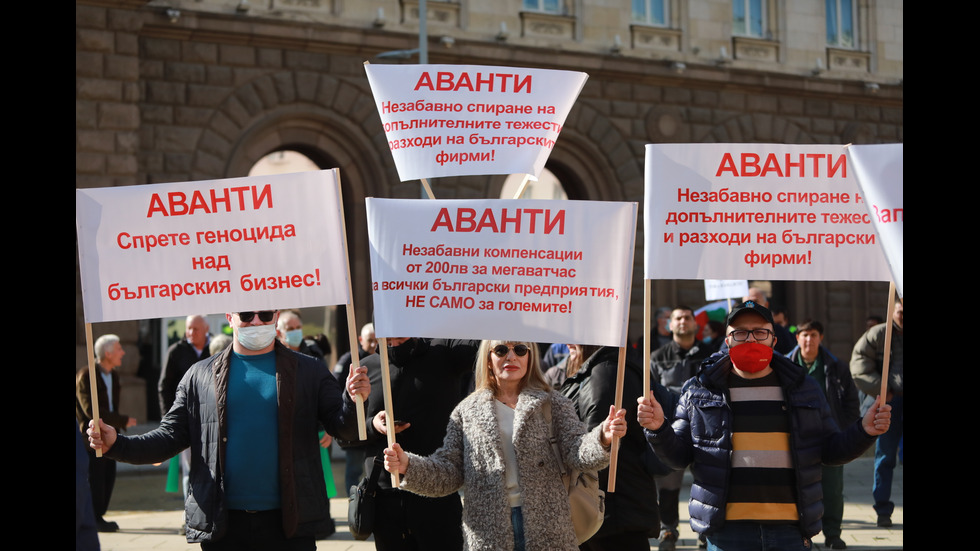 Бизнесът и синдикатите излязоха на протест