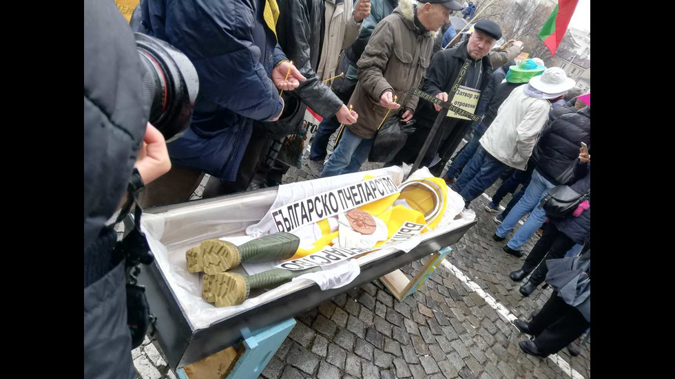 Протест на пчеларите в София