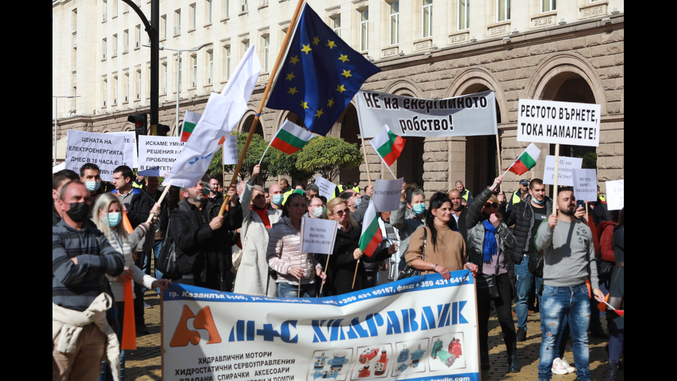 Бизнесът и синдикатите излязоха на протест