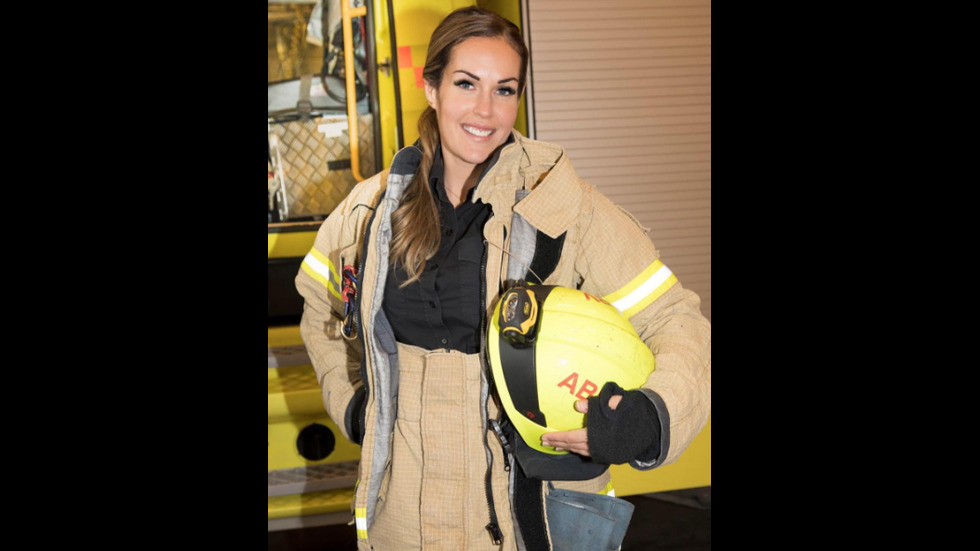 Норвежка e най-привлекателната пожарникарка в Instagram