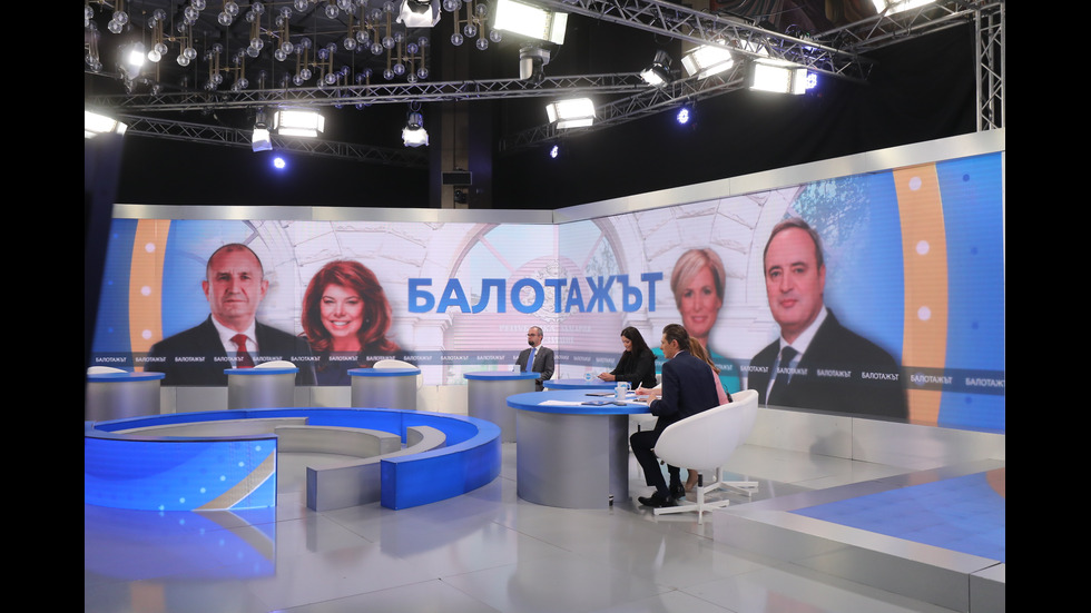 ЗАД КАДЪР: Изборното студио на NOVA