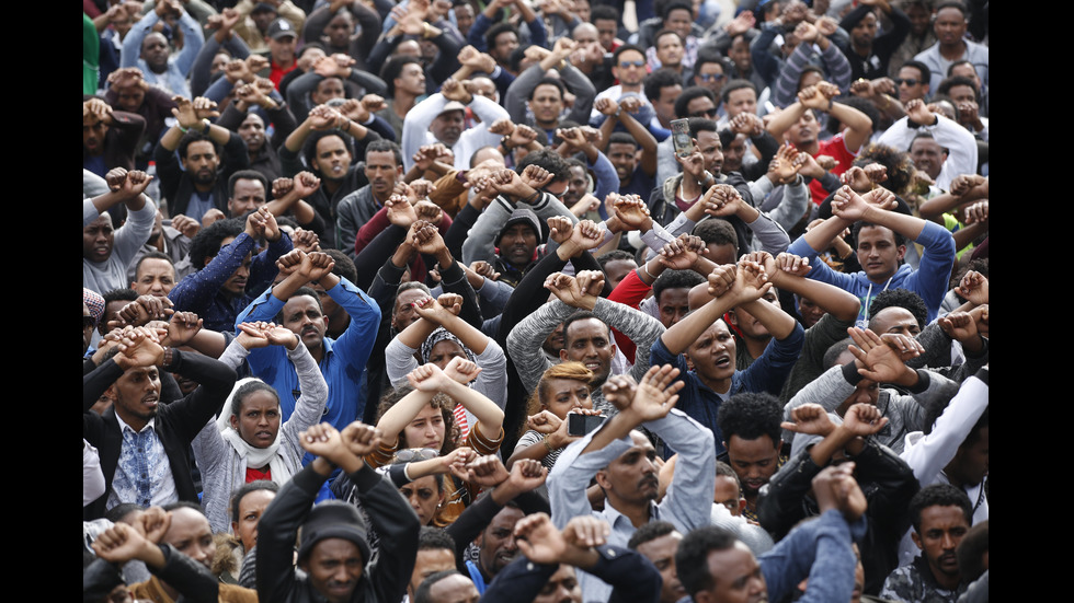 Хиляди африканци на протест срещу депортирането им от Израел