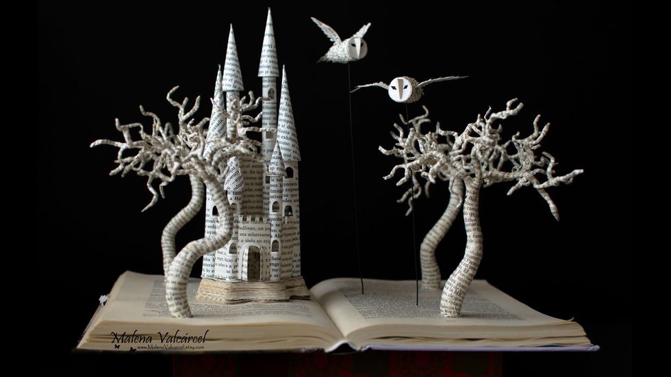 Магически скулптури от хартия