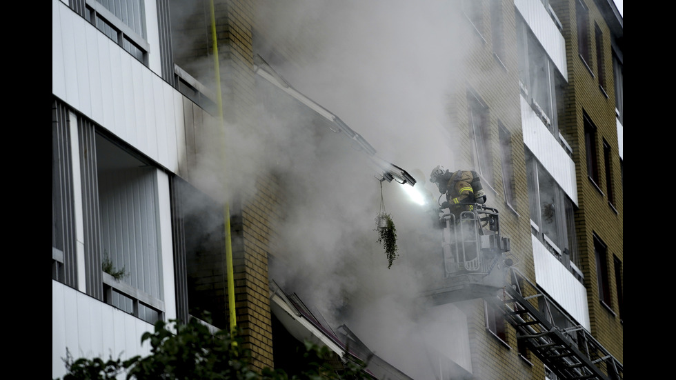 Експлозия в жилищна сграда в Швеция