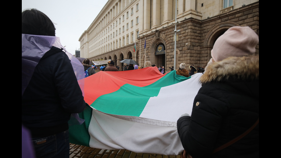 Културни дейци излязоха на национален протест