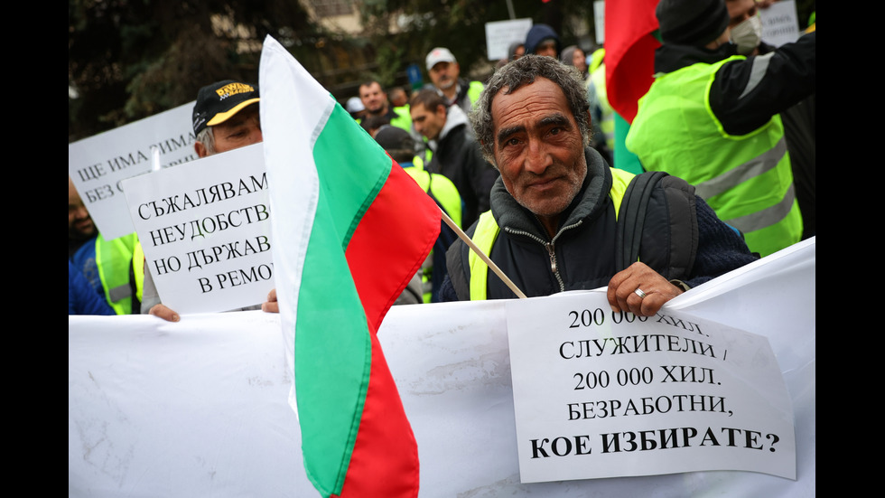 Пътни строители отново на протест