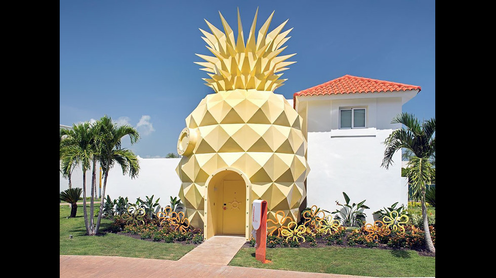 Първата вила ананас посреща посетители