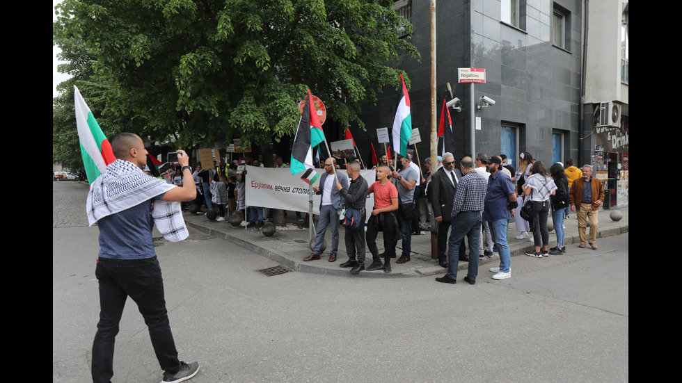 Палестинци протестираха в София