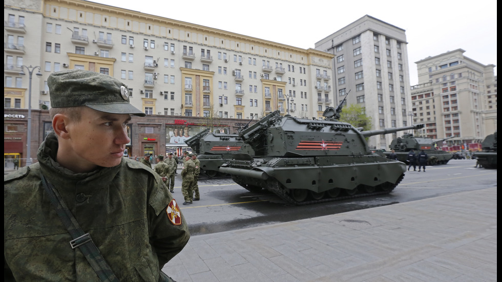 Репетиция за военния парад в Москва