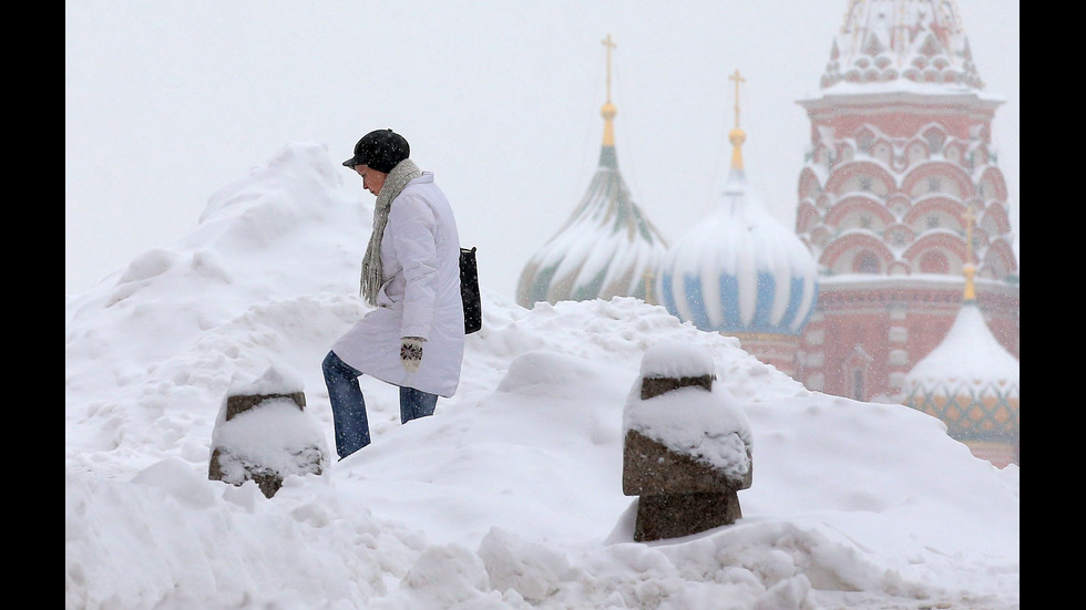 Рекорден снеговалеж в Москва