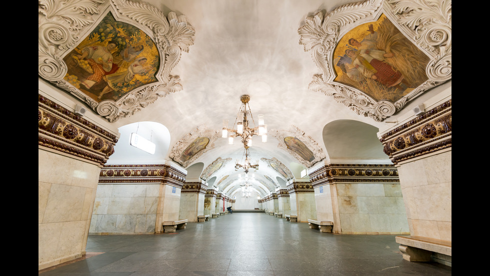 Най-красивите метростанции в Москва (ГАЛЕРИЯ)