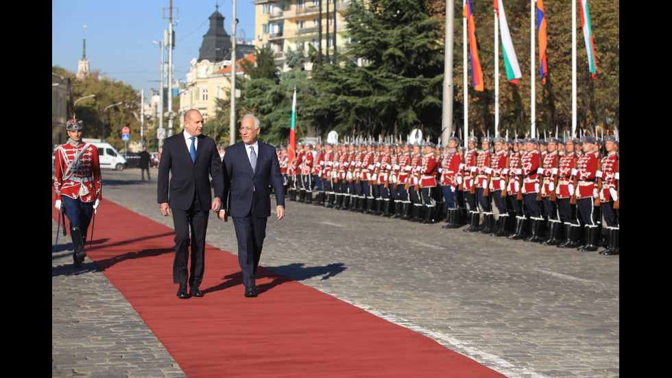 Президентът на Армения е на посещение у нас