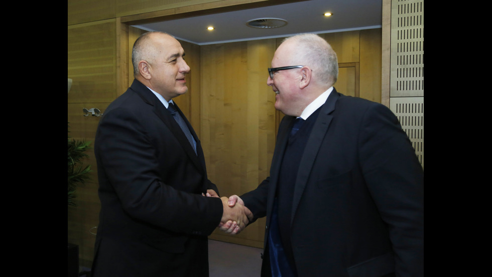 НА ЧЕТИРИ ОЧИ: Борисов се срещна с заместник-председателя на ЕК