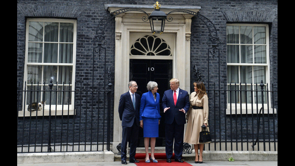 Доналд Тръмп се срещна с британския премиер Тереза Мей