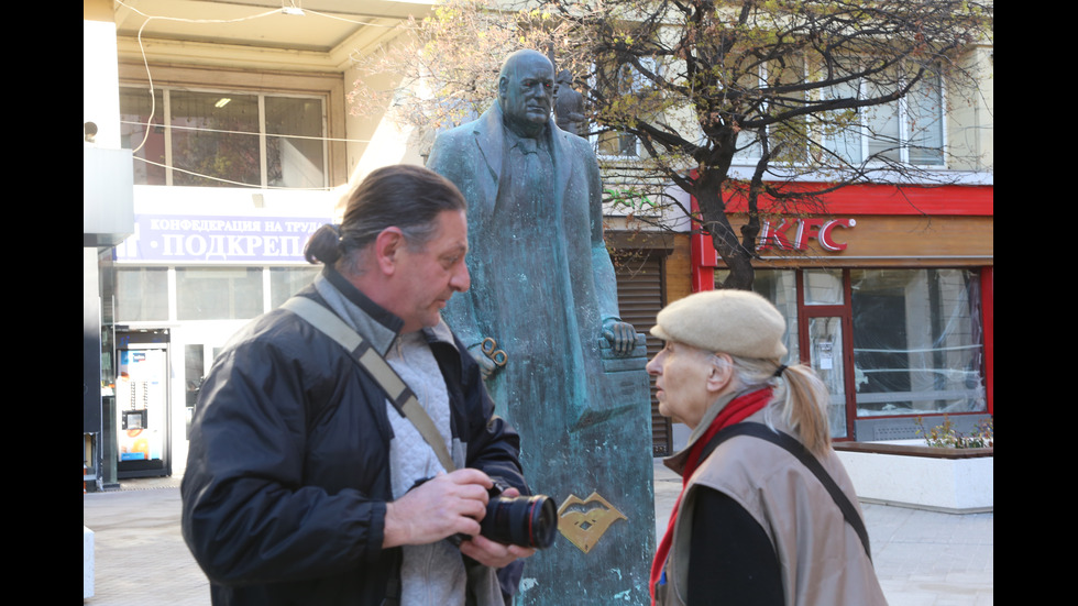 Паметник на Борисов се появи в София