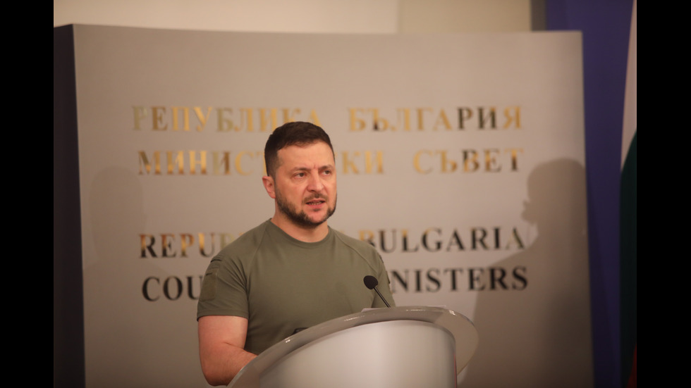 Зеленски на визита в България