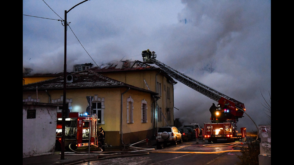 Пожар избухна в психодиспансера в София