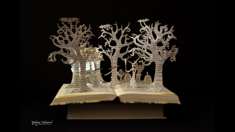 Магически скулптури от хартия