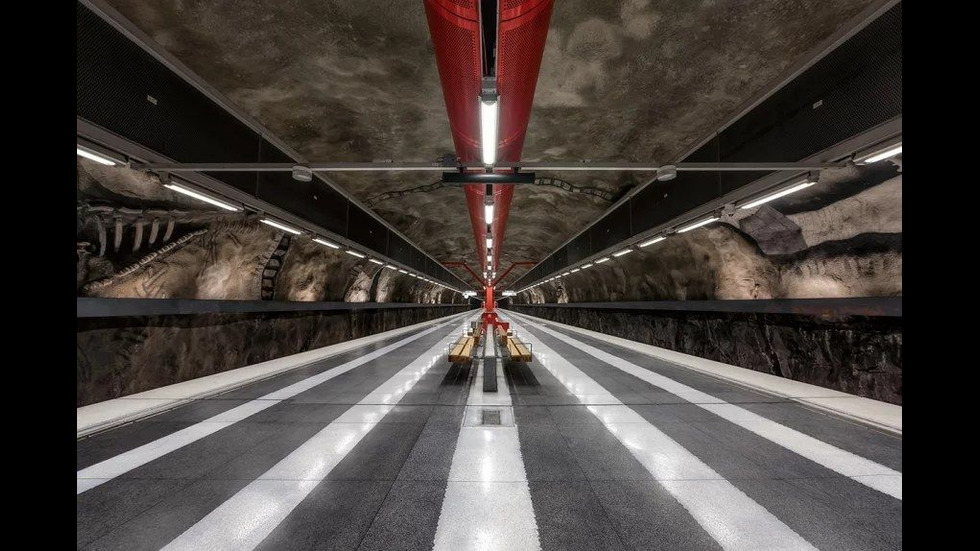 Стокхолмското метро ще ви изуми