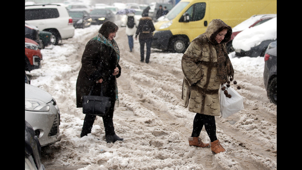 Рекорден снеговалеж в Москва