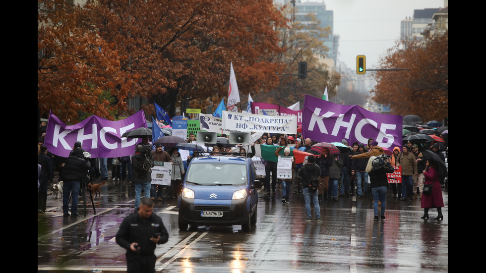 Културни дейци излязоха на национален протест