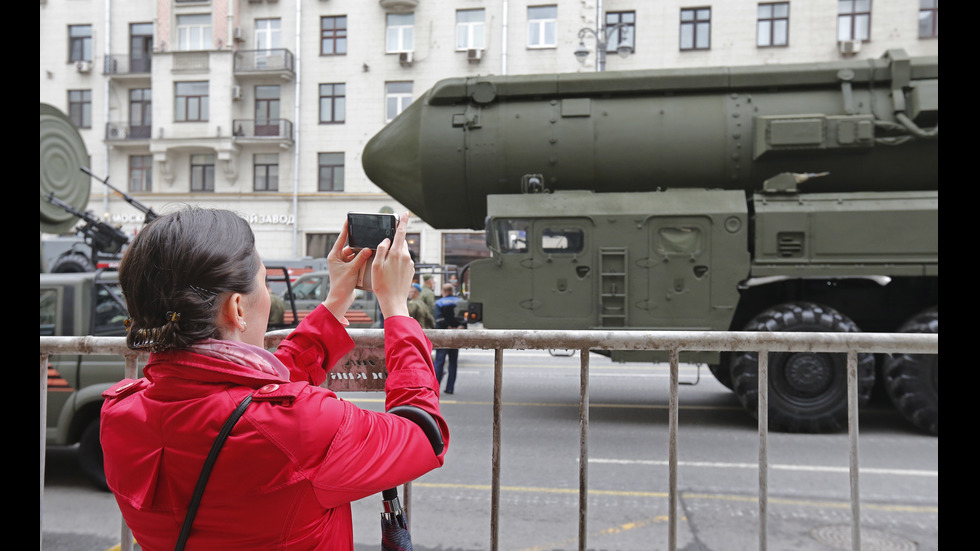 Репетиция за военния парад в Москва