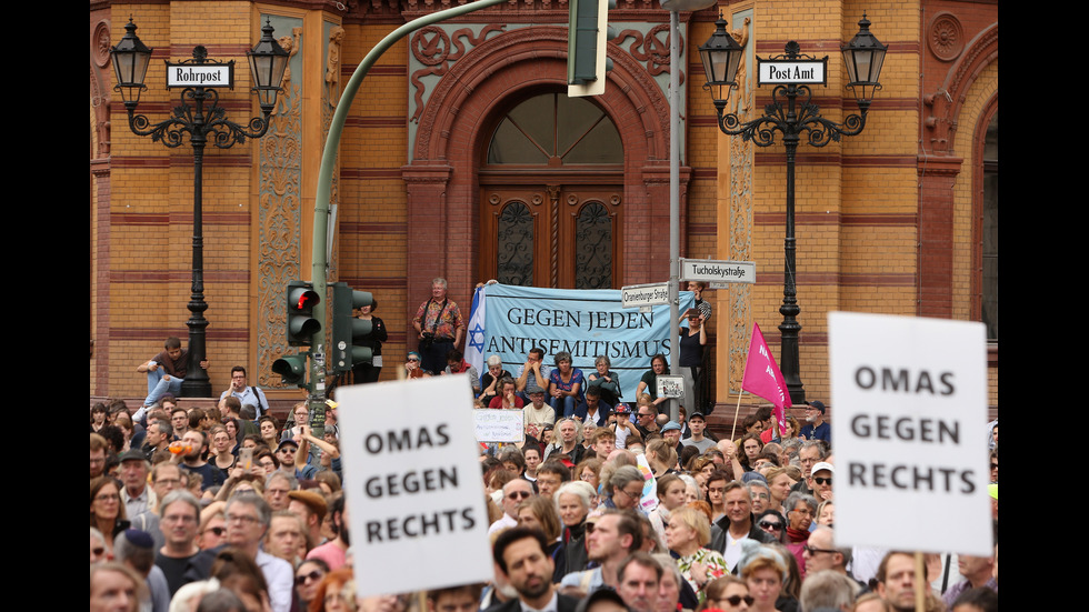 Масови протести в Германия срещу антисемитизма
