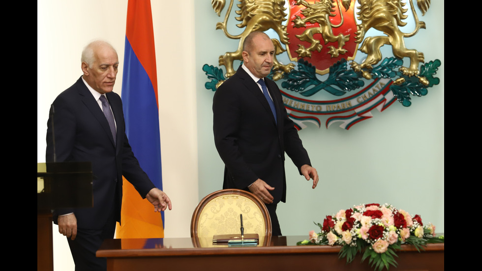 Президентът на Армения е на посещение у нас