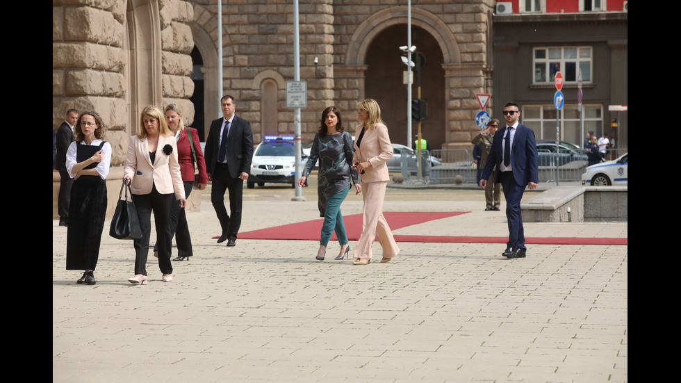 Президентът на Хърватия пристигна у нас по покана на Румен Радев