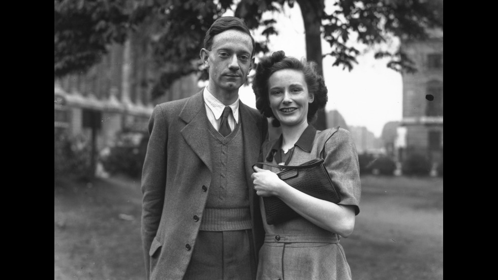 Алън Милн със съпругата си Дафне
