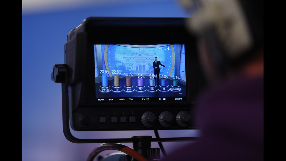 ЗАД КАДЪР: Изборното студио на NOVA