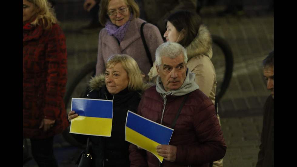 Мирно шествие в подкрепа на Украйна се провежда в София