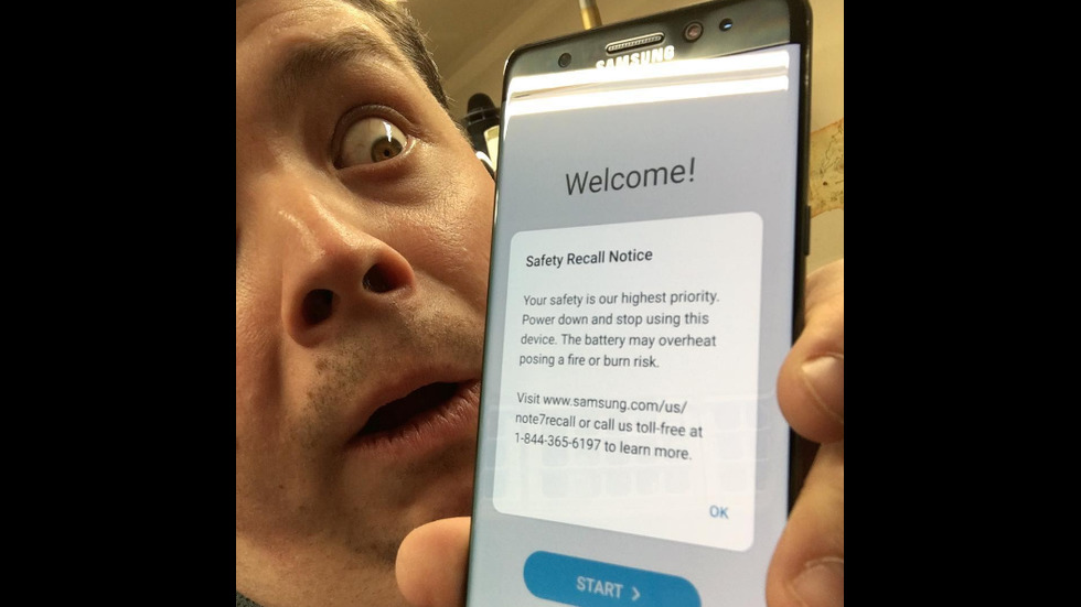 "Galaxy Note 7" "подпали" социалните мрежи