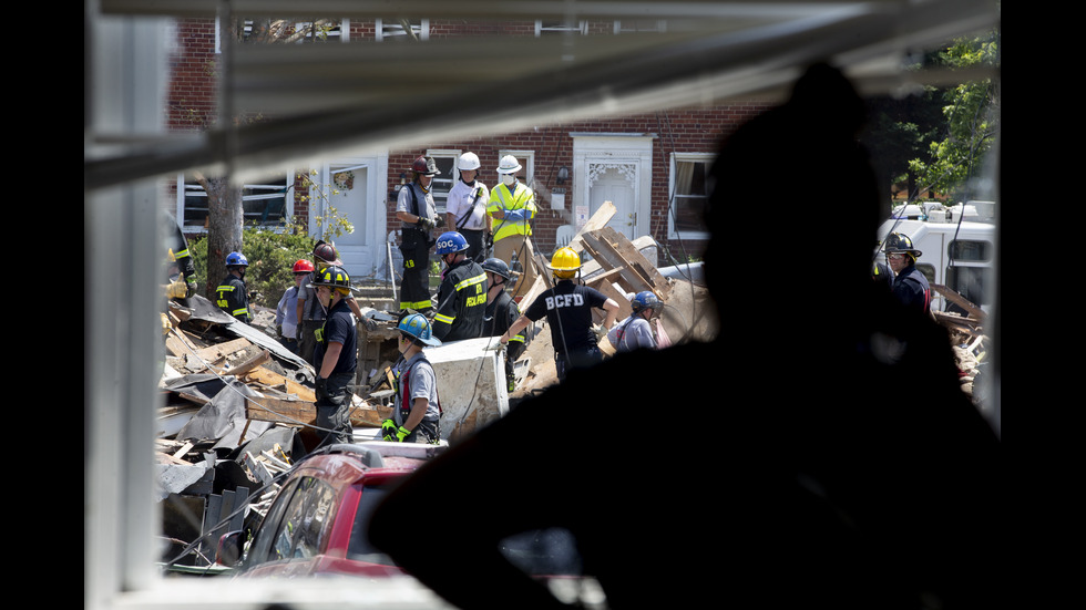 Силна експлозия срина къщи в квартал в Балтимор, има жертва